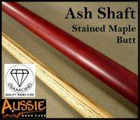 Diamond Ash Maple Jubilee Pool Snooker Cue with Case Wood Tournament 