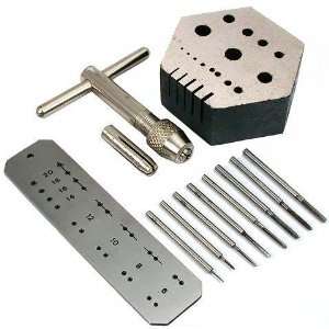  Tap Die Set Watch Jewelry Threading Anvil Wrench Tools 