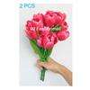PCS Silk Artificial Tulips Wedding Flowers Stems Bouquet Home Decor 