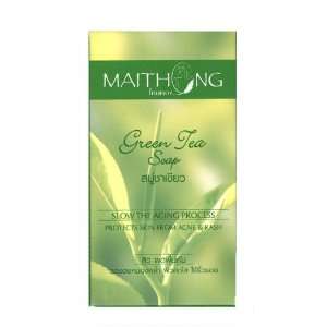  Green Tea Herbal Soap Bar Anti Wrinkle Acne Rash Skin 
