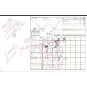  Suzyn Waldman Handwritten/Signed Scorecard Yankees at 