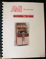 AMI D 80 Jukebox Service & Parts Manual  