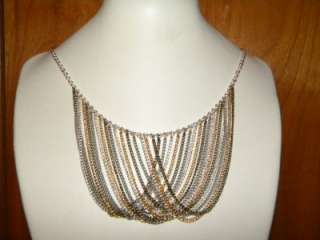 Avon Fringe Benefits Draped Chain Necklace New Item  