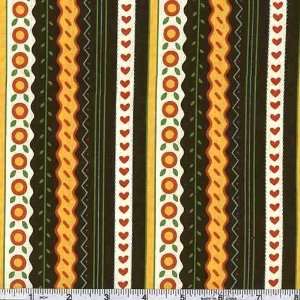   Caroler Stripe Midnight Fabric By The Yard mary_engelbreit Arts