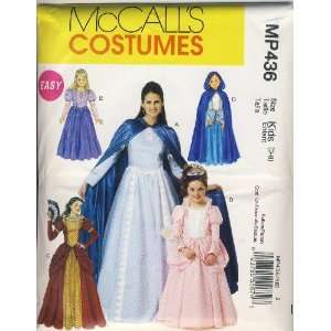   Make   Easy Kids Renaissance / Medieval / Princess Costumes   Sizes 3