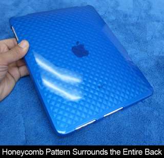 PCS HEXAGON Pattern TPU Rubber Case for Apple iPad  