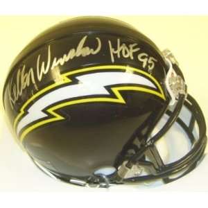  Kellen Winslow Autographed/Hand Signed Chargers Mini 