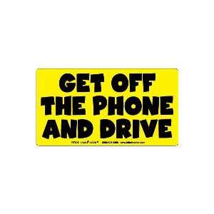   The Phone And Drive Labels, PVC Free Film, Pack of 25