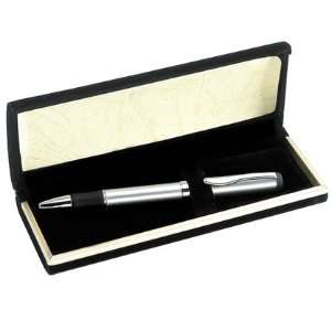  Satin Chrome   Ball Point Pen with Gift Box Office 