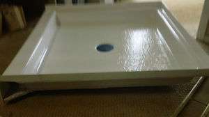 SHOWER PAN 36 X 36 FIBERGLASS WHITE NEW ACRLYIC PAN  