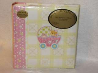 New Girls BABY CARRIAGE Photo Album ~Holds 200 Photos  