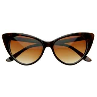   Vintage Inspired Fashion Mod Chic High Pointed Cat Eye Sunglasses