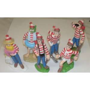  Vintage Lot of 5 Wheres Waldo PVC Figures Toys & Games