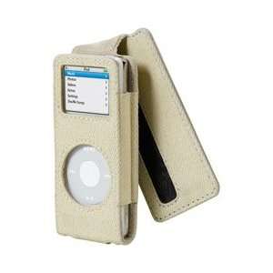  Belkin Canvas and Leather Flip Case for iPod nano 2G 