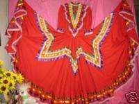Womens Mexican Folklorico Dress Jalisco S/M ballet NEW  