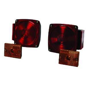   NV 5017 Four Piece Combo Trailer Light Kit with Red Lens Automotive