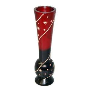 Mango Vase Red Top w/ Star 
