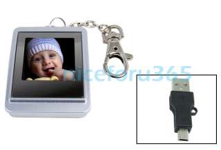 inch Digital LCD Photo Frame Picture Keychain Supports Windows 