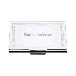    Charleston Personalized Business Card Holder