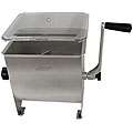 Weston 20 pound Stainless Steel Manual Meat Mixer 