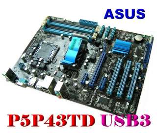 ASUS P5P43TD/USB3 Intel P43 ICH10 775 DDR3 MOTHERBOARD  