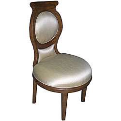 Clarissa Wood Slipper Chair  