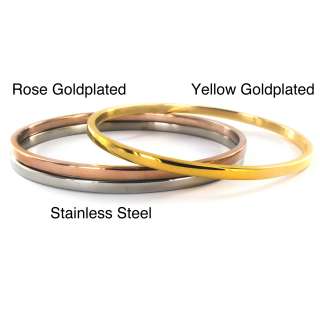 Stainless Steel Womens Bangle Bracelets  