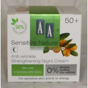 AA Sensitive Nature 50+ Organic Argan Oil Anti Wrinkle Strengthening 