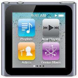 Apple iPod nano 8GB 6th Generation Graphite (Refurbished)   