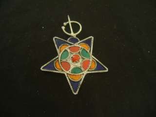 Handcrafted Moroccan african berber artisan coral star  