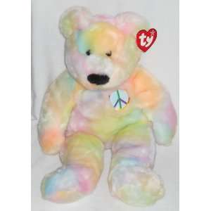  Ty Beanie Buddies Large 20 Peace Bear Toys & Games