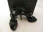 barneys co op black strappy heels 7 5m my expedited