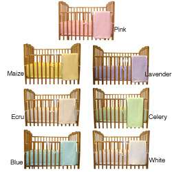 ABC Cotton Percale 3 piece Porta Crib Bedding Set  