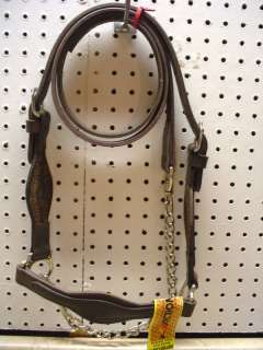 Cow Livestock Leather Fancy Scalloped Show Halter  