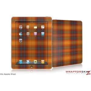  iPad Skin   Plaid Pumpkin Orange by WraptorSkinz 