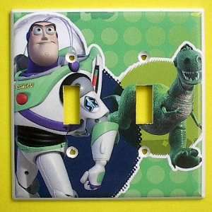  Buzz Lightyear Rex Toy Story Double Switch Plate switchplate #3 