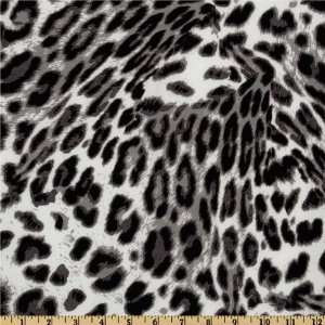  De Chine Leopard Black/White Fabric By The Yard Arts, Crafts & Sewing