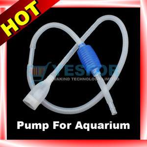 Siphon Vacuum Pump For Fish Bowl Aquarium Fish Tank 6ft  