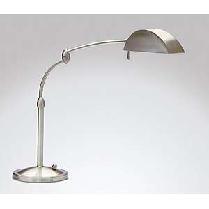  House Of Troy Vision Table Lamp In Satin Nickel Finish 
