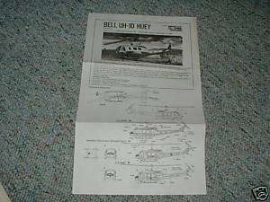 Hasegawa 1/72 Bell UH 1D Huey Instructions  