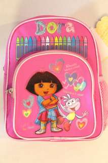 Dora the Explorer School Mini Backpack Bag  PINK CRAYON  