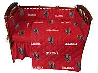 Oklahoma Sooners NCAA Crib 5 Piece Bed in a Bag  