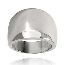 Stainless Steel Wide Band Ring  