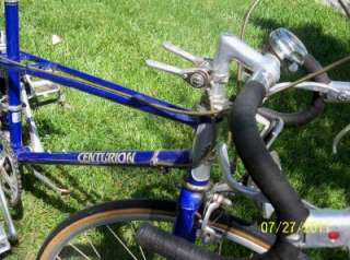 Vintage Centurion LeMans 12 Speed Bike Mixte Frame Blue  