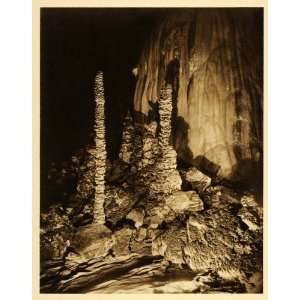  1925 Grutas de Cacahuamilpa Caves Mexico Photogravure 