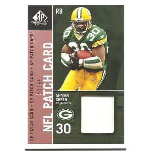Green 2003 SP Game Used Edition Patch Card #AG 50/99 Green Bay Packers 