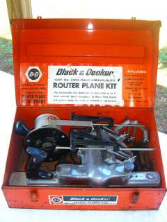 Black and Decker / Dewalt Router Planer Kit #45927 w/ accessories 