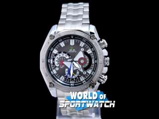  Watch 3 Decorative Dials Steel Quartz Wrist Watch Man Watch Black 
