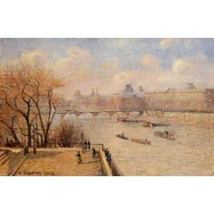   Raised Terrace of the Pont Neuf Camille Pissarro Ha