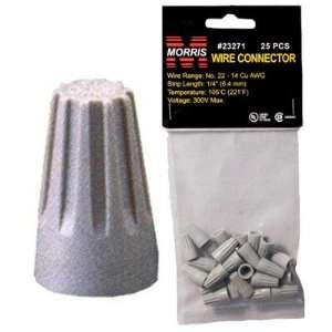   23271 Screw On Wire P1 Connectors in Gray (Set of 25) Toys & Games